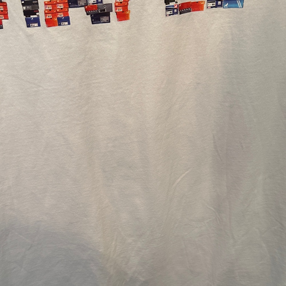 Staple White Tee with Multicolor Block Logo - Picture 7 of 8